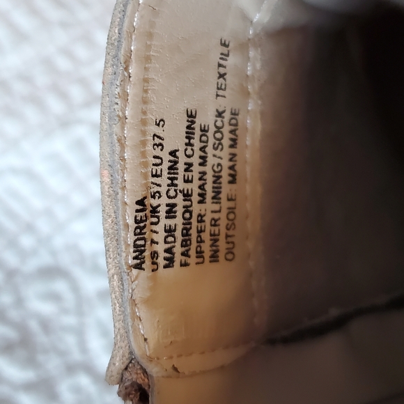 Ankle boots in Beige women's 7 - Picture 3 of 6